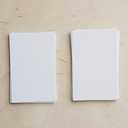 3,5x5" Small Blank White Cards (Set of 100) - Thick, Heavy, Plain White Card Stock for Writing, Stamping, Drawing - Make Your Own Note, Thank You, Index Cards.