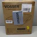VOSSER Air Mattress Queen with Built-in Pump, 18" Raised Inflatable Blow Up Mattress,Upgraded Heavy Duty 660lbs Portable Air Bed for Home, Guests,Floor& Camping, Self Inflating Colchon Inflable Queen