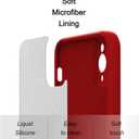 for iPhone X Case, Thin Liquid Silicone Case,Shockproof,Slim Thin Phone Case for iPhone X, Full Body Screen Camera Protective Cover-Red 2-IPX-03