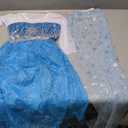 Meland Princess Dresses for Girls - Princess Costume with Long Cape for Girls Age 3-10 Year Old for Birthday Halloween Party