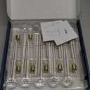 Christmas Tree Candles, 10 Pack Flameless Taper Candles for Christmas Tree Decor, Fake LED Candle Battery Operated with Remote for Xmas Wedding Home Gift with Crystal Ball Hook