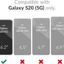 AYMECL for S20 Case,[Military Grade] 3 in 1 Full Body Shockproof Dust/Drop Proof Heavy Duty Protection Cover,for Galaxy S20 5G 6.2 Inch,Black