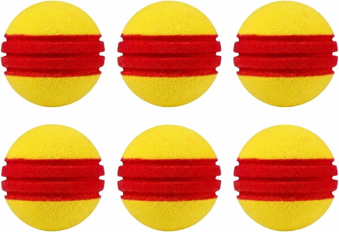 TYPTI Balls,6 Pack, 3.46-Inch PU Foam Replacement Sports Balls for TYPTI Games, Lightweight, Durable and Textured