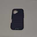 for iPhone 16 Plus Case Heavy Duty Shockproof Dropproof 3-Layer Full Body Protection Military Grade Rugged Tough Non-Slip Cover Case for Apple iPhone 16 Plus 6.7",Navy Blue/Grey