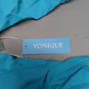 Yonique Women's Underwire Bikini Top - 2025 Push Up Swimsuit Top Large Bust Bathing Suit Teal M