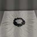 QWINEE 3D Flower Decor Throw Pillow Covers Pillowcases Cushion Covers for Home Bed Room Decor 18x18 Inch White B