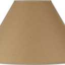 Cal Lighting SH-8109/17-KF Vertical Basic Coolie Kraft Paper Hardback Shade, 17", Beige,CALSH-8109/17-KF