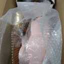 EI 180pcs Pink Plastic Plates with Gold Plastic Silverware,Party Plates Disposable,Pink Dinnerware Set for Afternoon Tea,Wedding,Birthday,Easter,Spring,Mother's Day,Valentine's Day