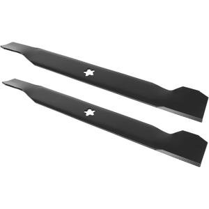 193957 Mower Blades Fit for AYP Craftsman 38" Deck, 138497 High Lift Blades Replace for Craftsman Hu sqvarna Pou LAN 134148 127842, Oregon 195-033, 2 Pack