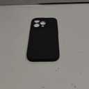 LOVE 3000 Designed for iPhone 15 Pro Case, Premium Silicone with [Soft Anti-Scratch Microfiber Lining] Shockproof Protective Phone Case for Men Women Girls 6.1", Black