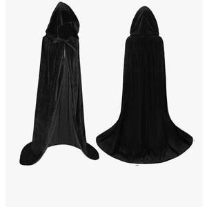 Halloween Hooded Cloak Long Hooded Cloak dult Christmas Halloween Cloak Costumes Hooded Cape Masquerade Dress Up. Size M.
