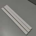 Wire Covers for 2 Cords TV on Wall, 47in Paintable Cable Hider, Medium Cable Management Kit, Cord Hiding for Wall White, W0.95in H0.47in