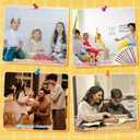 2 x IKAYAS Flower Pencil Pouch for 3 Ring Binder bulk Binder Pencil Pouch with Zipper, Pencil Pouches Pencil Bags for Classroom Pencil Box Pencil Case for Storing School Students Teacher Supplies 2 Pack