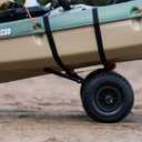Pelican - Universal Canoe, Kayak & Stand Up Paddle SUP Cart Carrier - Fold Together Trolley with Wide Removable Inflatable Tires