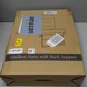 Stadium Seats with Back Support,Bleacher Chairs with Cushion, Portable Folding Stadium Chair with Removable Cushion and Large Pocket for School Events Sports Game(Black) (1 Pack-16.4"W x 11.4"D x 15.6"H)