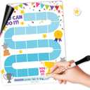Hadley Designs Colorful Reward Chart for Kids-Magnetic Responsibility Chart, Reward Chart for Toddlers 2-4 Years, Good Behavior Chart for Kids at Home