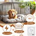 2 Pcs Pet Crate Fan for Cooling Dogs and Other Pets Quiet Portable Battery Kennel Fan 5 Cooling Speeds Battery Operated & USB Powered (Black), 7.6 x 3.5 x 1.4 inches