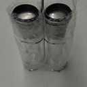 Willow & Everett Salt & Pepper Grinder Set with Stand - Stainless Steel Manual Mills & Holder with Adjustable Coarseness, Refillable Design for Peppercorns & Rock Salt Sold Separately (2 Count (Pack of 1))