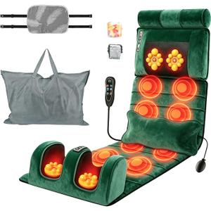 Full Body Massage Mat with Heating Pad Electric Vibration Massage Cushion