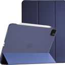 ProCase for iPad Pro 11 Inch Case 2022/2021/2020/2018(4th/3rd/2nd/1st Generation), iPad Pro 11" Slim Stand Hard Back Cover Shell Smart Folio Compatible with Pencil/Support Auto Wake/Sleep -Navy