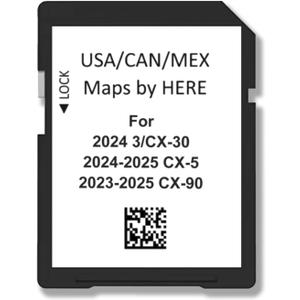 2024 Upgraded Navigation SD Card Map USA/CAN/MEX compatible with CX-5 CX-30 CX-90