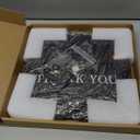 Black Acrylic Card Box with Slot & Lock, DIY Large Wedding Card Boxes for Reception, Elegant Money Envelop Gift Cards Box for Party Wedding Birthday Baby Shower Graduation Table Decor