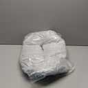 Hoewina Dog & Cat Bed for Indoor Cats, 20in Calming Donut Bed for Puppy and Kitten, Washable Round Fluffy Pet Bed for Small Medium Dogs and Cats (Light Grey)