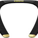 Monster Boomerang Petite Neckband Bluetooth Speakers, Neck Speaker with 15H Playtime, aptX High Fidelity 3D Stereo Sound, Low Latency, Built-in Mic, IPX5 Waterproof Wearable for Home Outdoor
