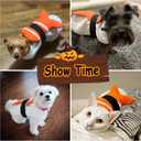 Sushi Dog Fish Food Pet Apparel, Cat & Puppy Costume for Small & Medium Dogs, Funny Dog Outfits Cosplay for Halloween & Christmas