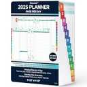 Planner Refills - 2026-2027 Planner Refills, July 2026 - June 2027, 2 Pages Per Day Daily  Monthly Planners, A5 Planners Inserts, 5.51" x 8.38", Daily Tracker, 7-Hole Punched