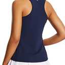baleaf Women's Golf Shirts Tank Tops Sleeveless Tennis Polo Racerback with Collar Athletic Tanks Quick Dry, Size: Small