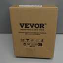 VEVOR Carpet Sweeper, 7.87 in Sweeping Paths, Floor Sweeper Manual Non Electric, 300 ml Dustbin Capacity with Comb for Home Office Rugs Hardwood Surfaces Wood Floors Laminate, Cleans Dust Pet Hair (Black)