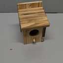 Small Bird House for Hummingbirds,Bird Houses for Outside,Humming Bird Houses for Outside,Outdoor Bird Box,Birdhouse,Bluebird House,Wooden Birdhouse with perches (3.9"D x 4.1"W x 5.7"H)