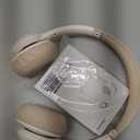 Wireless Headset with AI Noise Cancelling Microphone Bluetooth Headset - Bluetooth V5.2 Headphones with USB Dongle & Mic Mute for Computer/Laptop/PC/iPhone/Android/Cell Phones (White)