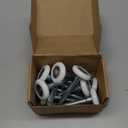 Terpheety Nylon Garage Door Rollers 10 Pack - 2" Quiet Garage Door Wheels Replacement with 6200-zz Bearings, Quiet & Smooth Operation, Garage Door Roller Parts for Standard Residential Garage Doors