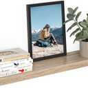 Ballucci Floating Shelf, 36" Wood Wall Shelf with Invisible Brackets for Bathroom, Living Room, Bedroom, Kitchen, Nursery, 8" Deep, Oak Finish (36" - 1 Piece)