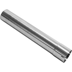 3 Inch Exhaust Pipe, T304 Stainless Steel (SS Tubo), Flared & Slotted End, Polished Finish, 17.3” Length, 3” OD-to-ID Adapter, Thickened Wall Straight Tubing for Car Truck Exhaust System