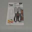 Oggi Charcuterie Utensil Set, Charcuterie Accessories, Cheese Knives Set - Stainless Steel, 2pcs with Knives/Spreaders  5" Long