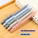 3 x RIANCY Gel Pens, 0.5mm Black Ink Quick Dry Ball Point Pens, Fine Point Smooth Writing Retractable Pens, Cute Aesthetic Gifts Set for Men Women Journaling, Office School Stationery Supplies Pack of 5