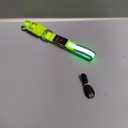 LED Dog Collar, Light Up Dog Collar USB Rechargeable, Brightest Dog Lights for Night Walking, Adjustable Dog Collar Light for Dog Safety(Medium, Neon Green)