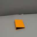 Orange Photo Album, 5x6.5 inches, Black Inside, 48 pages