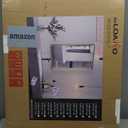 LOAAO 24X36 Gold Bathroom Mirror, Rounded Rectangle Gold Frame Mirror, Brushed Gold Bathroom Vanity Mirror Wall-Mounted, Anti-Rust, Hangs Horizontally or Vertically