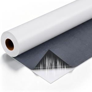 Pushglossy 1 Roll EPDM Rubber Roofing Membrane 50 Mil, 39" x 20 Ft, White