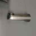 Metal Pull Down Bathtub Spout with Diverter, 5-1/4" Length, Repair Part Tub Spout, Rebuilt with RP33794& RP12307, Brushed Nickel