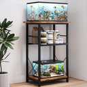 5-10 Gallon Fish Tank Stand, 3-Tier Aquarium Stand with Storage