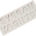 Happy Birthday Silicone Molds Birthday Alphabet Fondant Mold Numbers Chocolate Molds For Birthday Party Cake Decorating Cupcake Topper Gum Paste Candy Polymer Clay Set Of 2