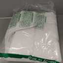 GRANNY SAYS Bathroom Toilet Rugs U Shaped, Bath Mats for Bath, Bathroom Rugs Non Slip Washable, Absorbent Microfiber Toilet Mat, Soft Plush Shaggy Bath Carpet, 20" x 24", White