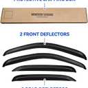 Window Visors Rain Guards for 2007-2014 Chevy Tahoe/GMC Yukon, Out-Channel Window Vent Wind Deflectors Visors Shades for 07-14 Tahoe/Yukon