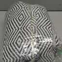 Navy Blue Soft Cotton Diamond Weave Decorative Throw Blanket, 50" X 54