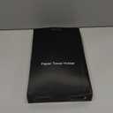 Paper Towel Holder Countertop, Standing Paper Towel Roll Holder for Kitchen Bathroom, with Weighted Marble Base for One-Handed Operation (Gold), Gold Paper Towel Holder, Marble